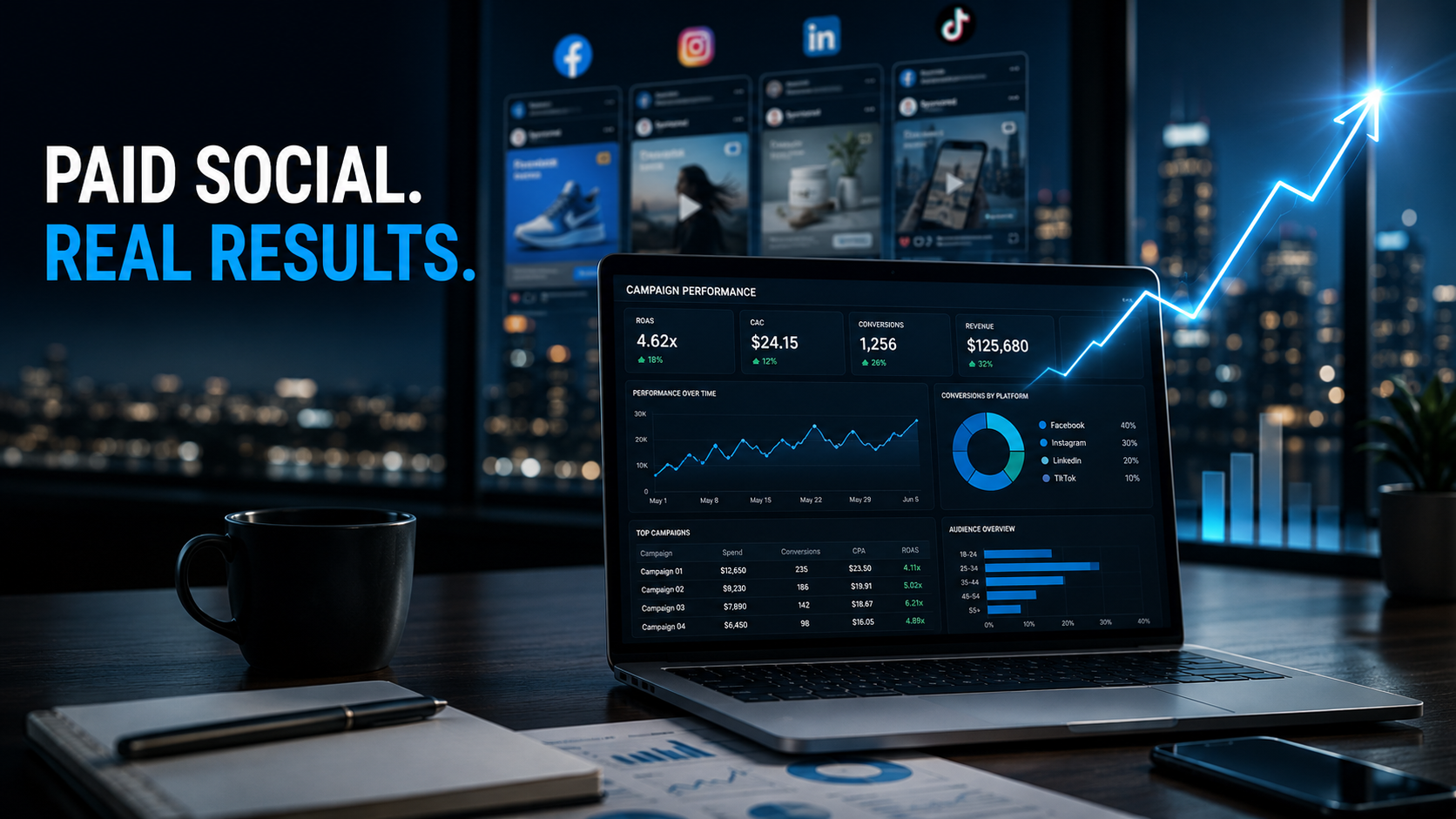 paid social media advertising agency USA